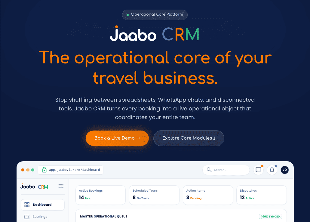Jaabo CRM preview